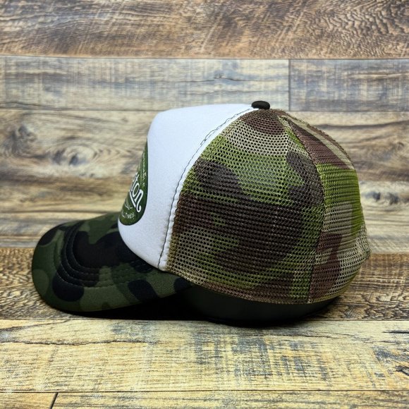 Remington Mens Trucker Hat Camo USA Hunting Fishing Camping Baseball Cap - Picture 4 of 8